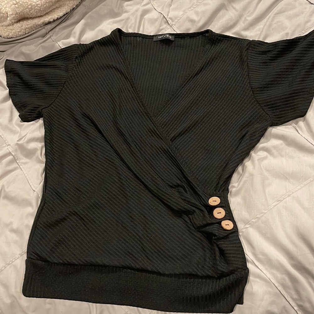 Amazon black top and pink top